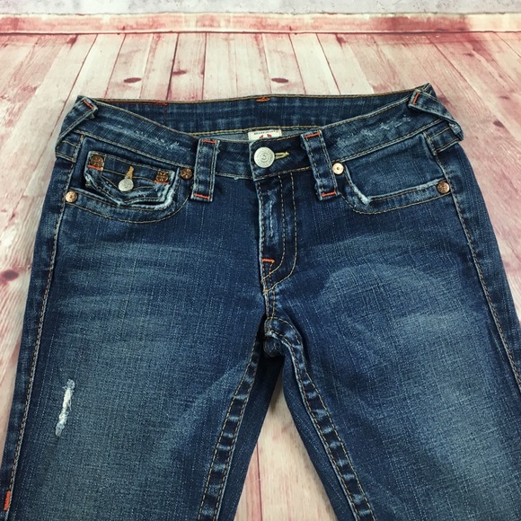 💸True Religion #503 Twisted Leg Flare Jean 28x32 - Picture 3 of 8